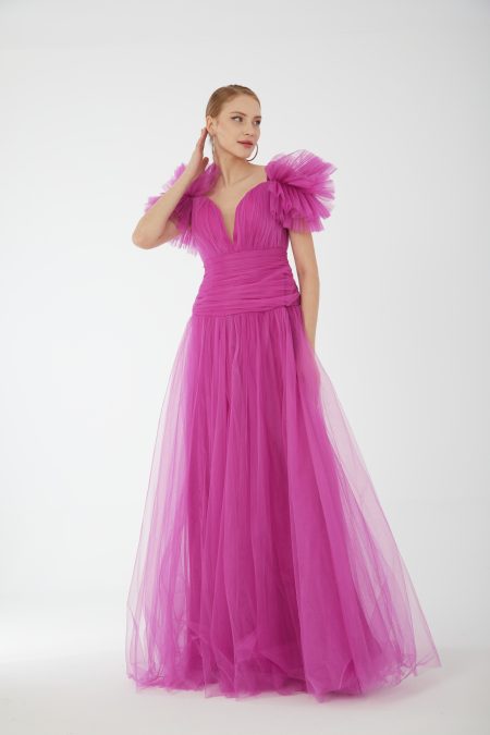 Queen Anne Column Evening dress